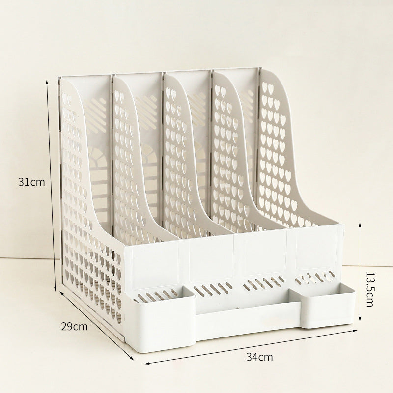 Desk Organizer File Tray Desk Book Stand Office Document Holder