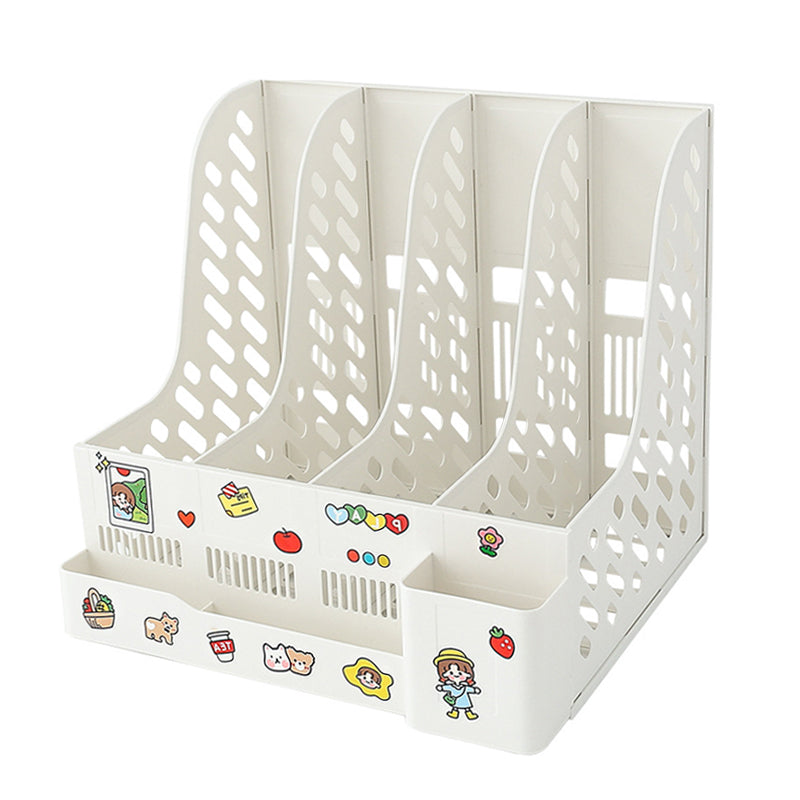 Desk Organizer File Tray Desk Book Stand Office Document Holder