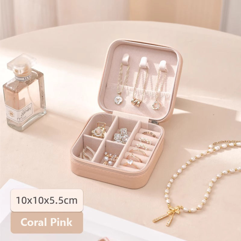 Travel Jewelry Organizer Case Jewelry Storage Box Travel Essentials Gifts For Her