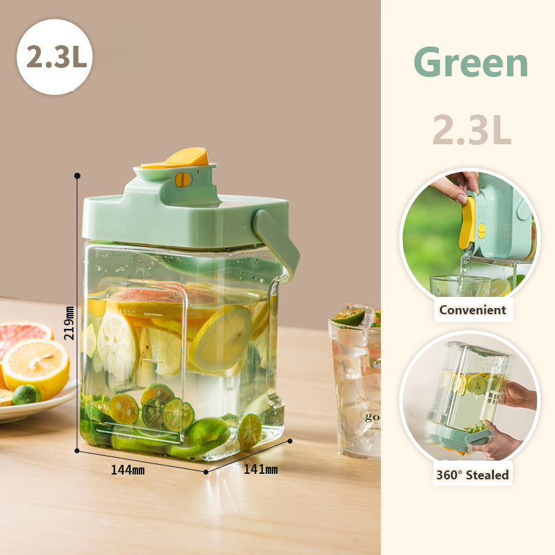 3.5L Water Pitcher Leak-proof Beverage Dispenser with Pour Spout