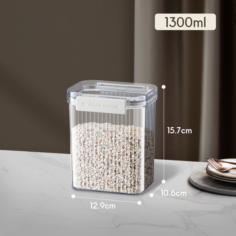Kitchen Pantry Organizer Plastic Food Storage Containers with Lid