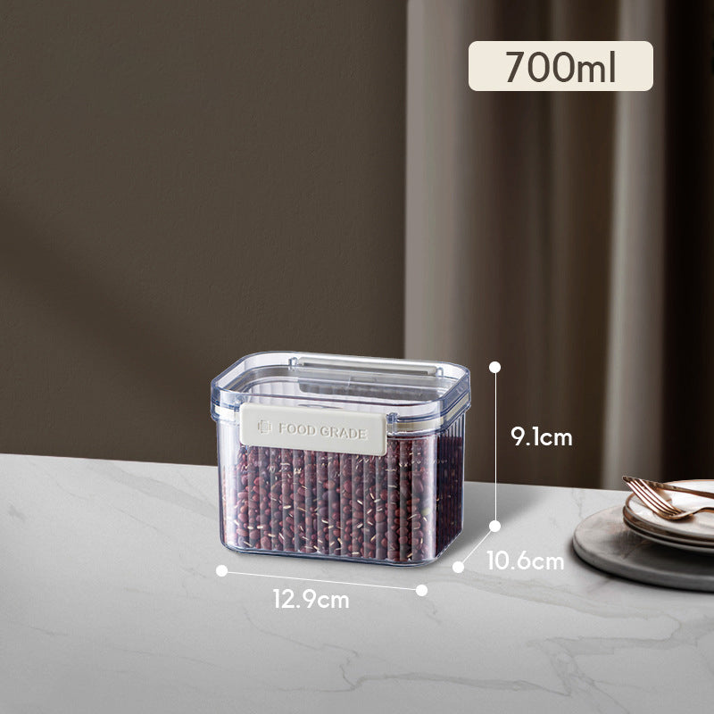Kitchen Pantry Organizer Plastic Food Storage Containers with Lid