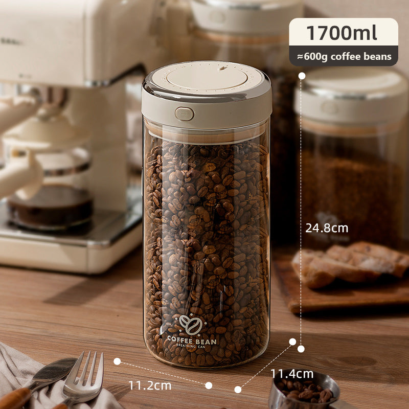 Vacuum-Sealed Coffee Bean Storage Container