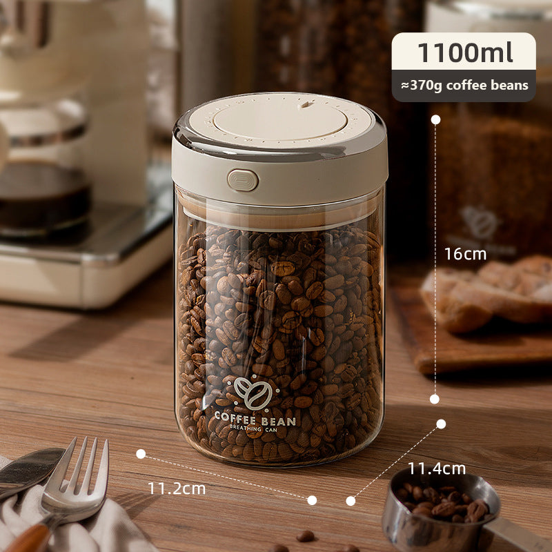 Vacuum-Sealed Coffee Bean Storage Container