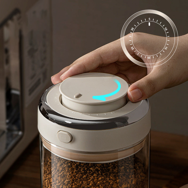 Vacuum-Sealed Coffee Bean Storage Container