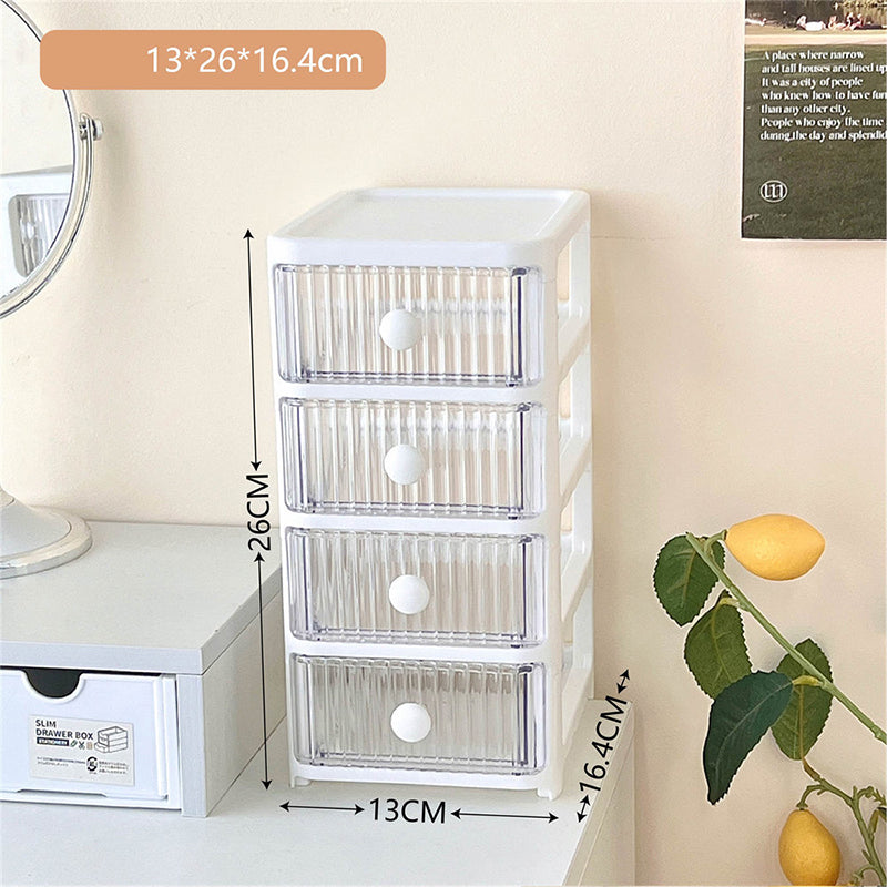 Multilayer Desk Drawer Organizer Kawaii Stationery Desktop Drawer Storage Box