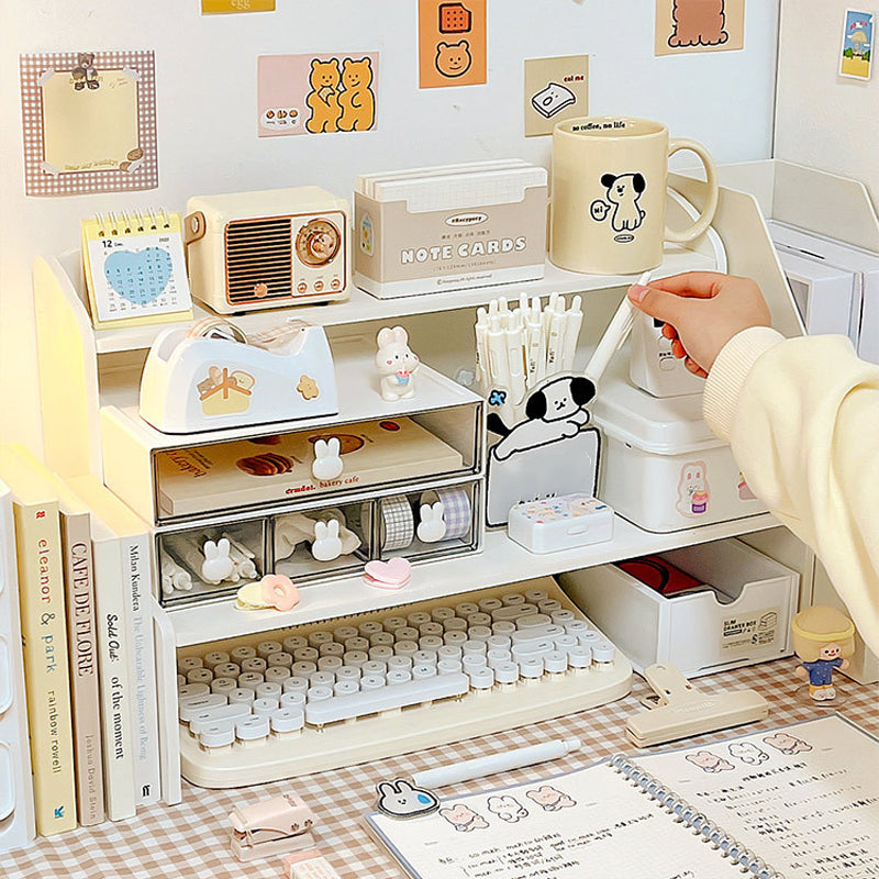Desktop Organizer Office Desk Storage Rack