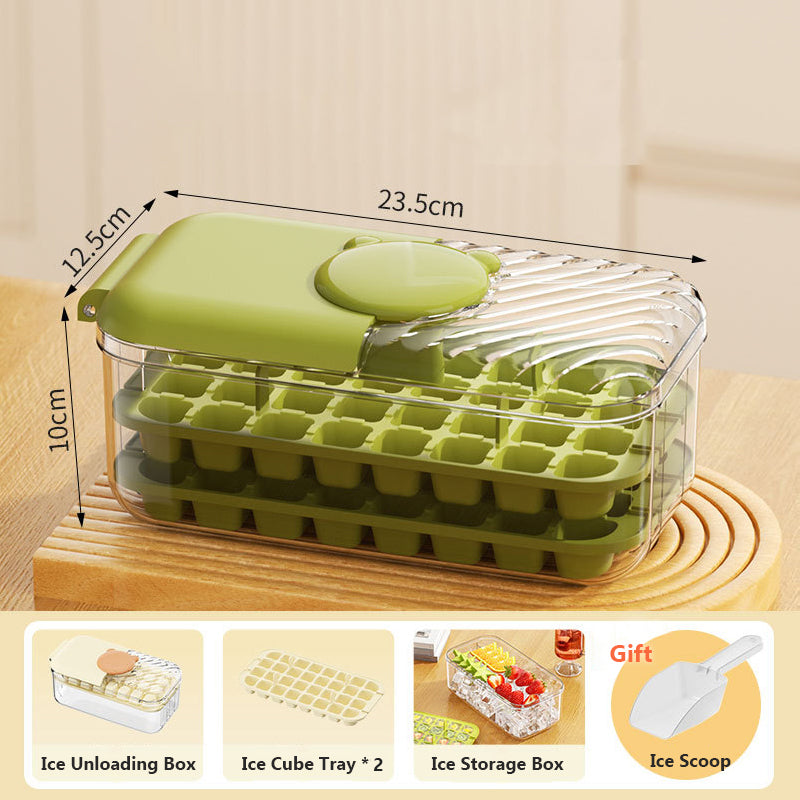 Easy Release 32/64 Two Layer Grid Spil Proof lce Maker Tray