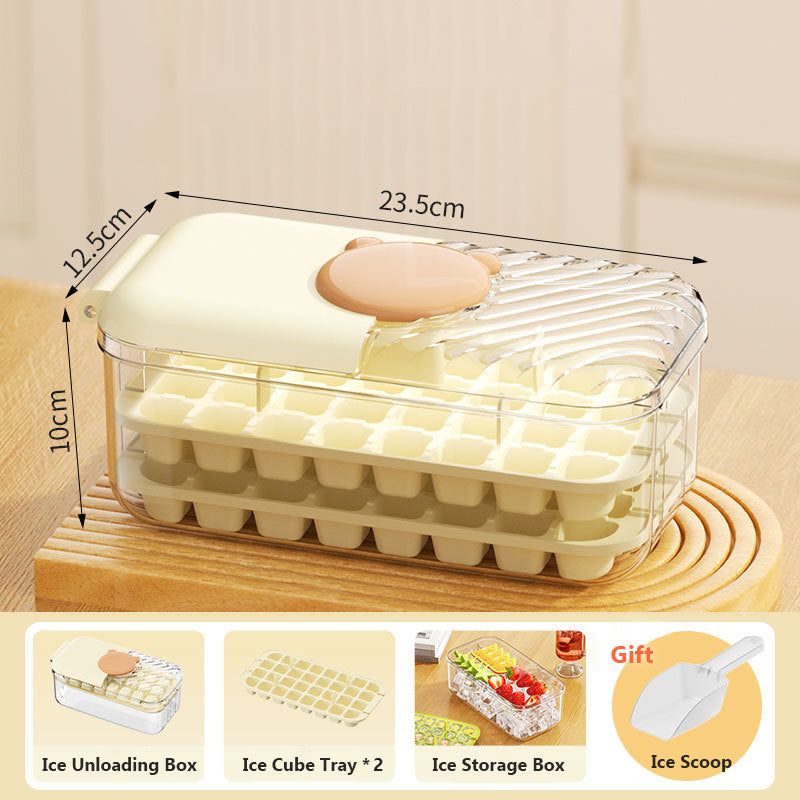 Easy Release 32/64 Two Layer Grid Spil Proof lce Maker Tray