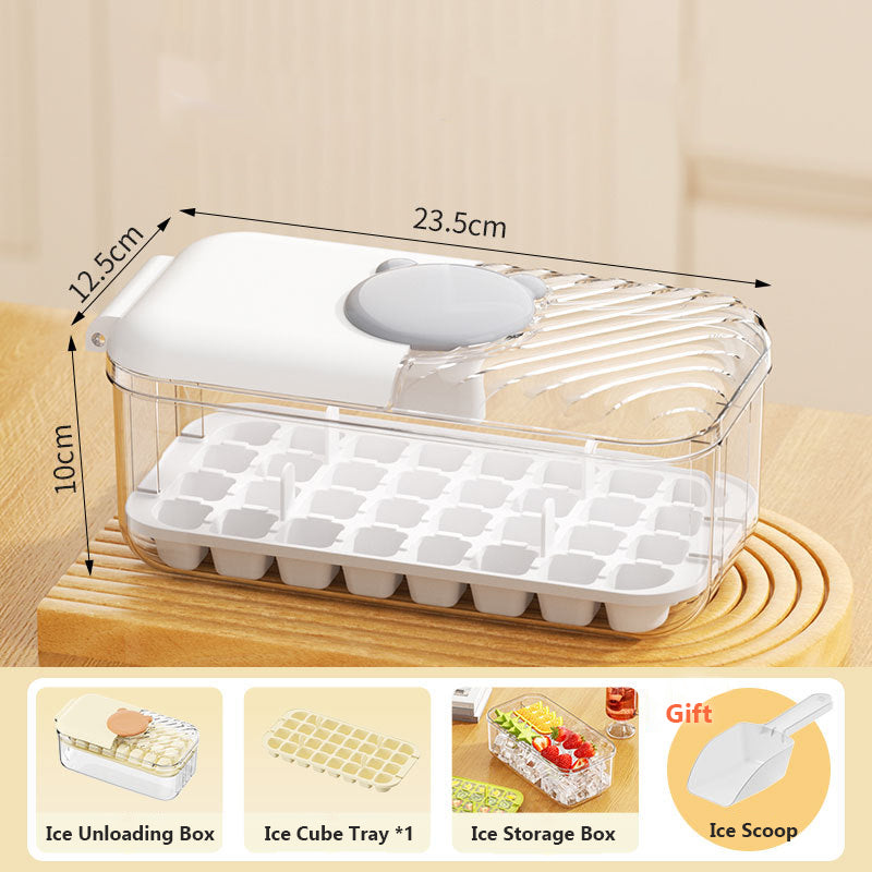 Easy Release 32/64 Two Layer Grid Spil Proof lce Maker Tray