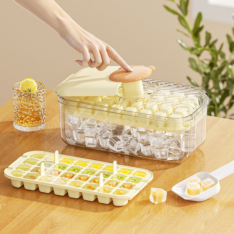 Easy Release 32/64 Two Layer Grid Spil Proof lce Maker Tray