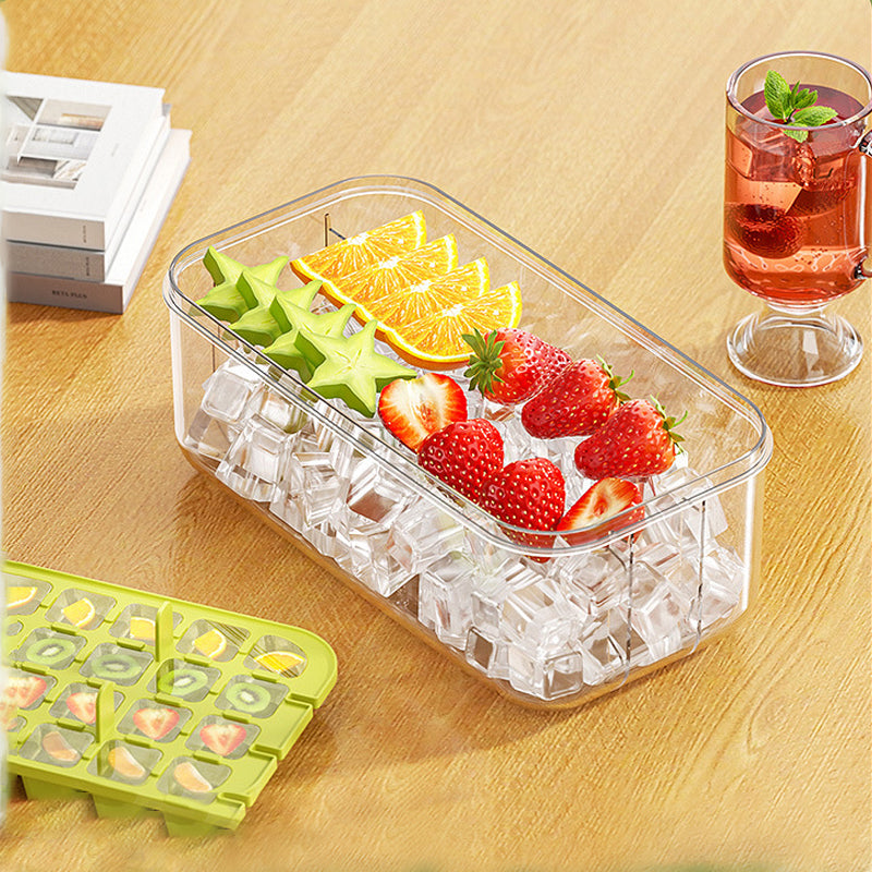 Easy Release 32/64 Two Layer Grid Spil Proof lce Maker Tray