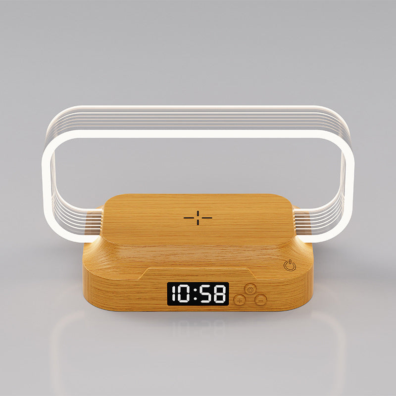 LED Bedside Lamp with 15W Wireless Charging Touch Control 3-Level Stepless Dimming
