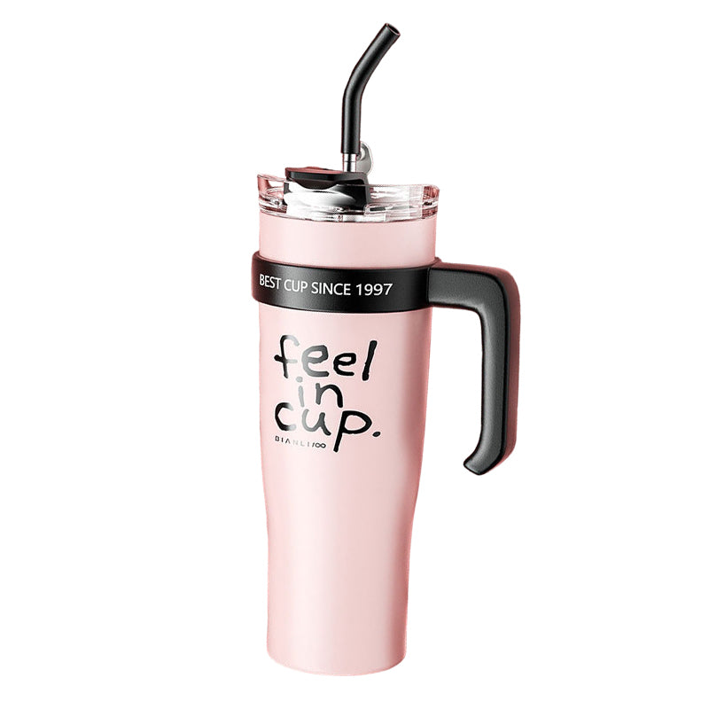 40oz Water Bottle with Handle Resistant Tumbler Reusable Insulated Stainless Steel