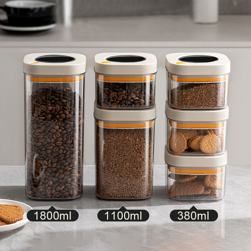 Food Sealed Storage Jar Pressing Vacuum Coffee Storage Jar