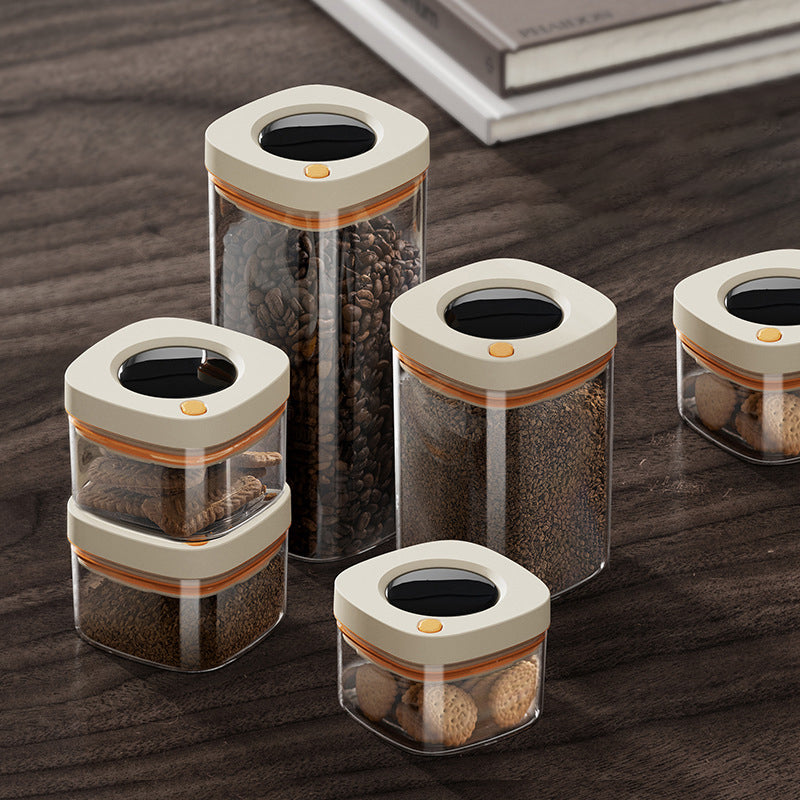 Food Sealed Storage Jar Pressing Vacuum Coffee Storage Jar