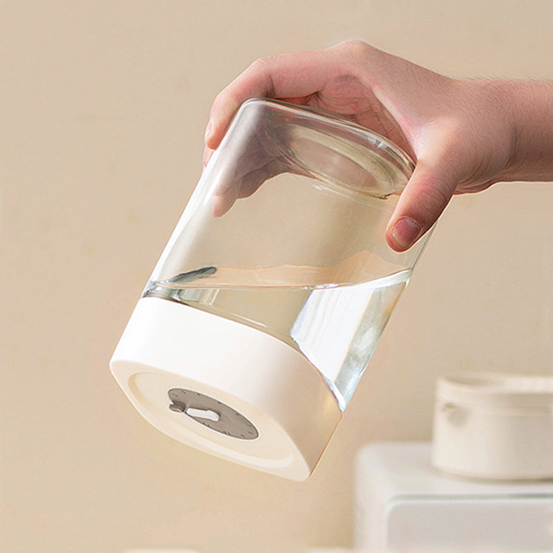 2-Pack Food Storage Container Leakproof Canister Glass Jar With Airtight Lid